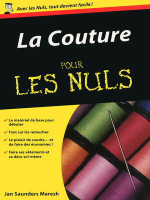 cover image of La Couture Pour les Nuls